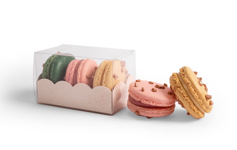 secrettaart Newcastle Bakery 3 multi flavour macarons