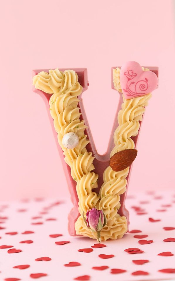 Luxury Ruby Chocolate Letter