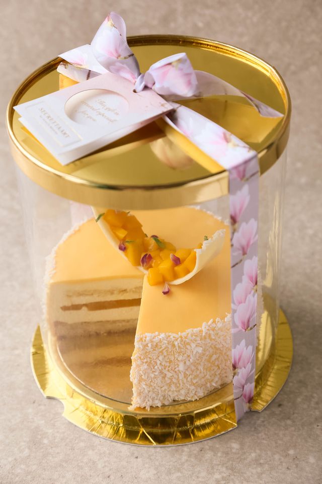 Mango & Coconut Entremet Cake