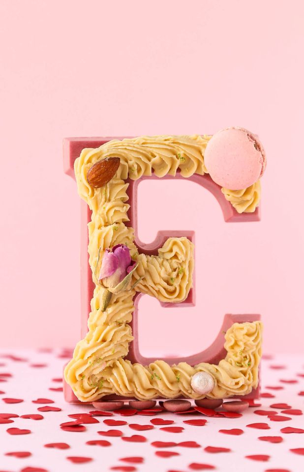 Luxury Ruby Chocolate Letter