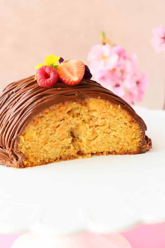 CARROT CHOCOLATE GANACHE CAKE