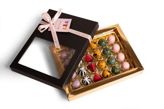 Luxury chocolate pralines