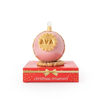 Pink Customisable Luxury Medium Christmas Chocolate Ball